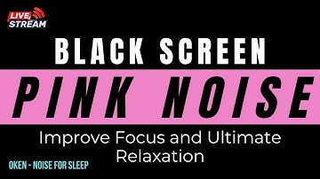 Unlock Better Sleep • Bass-Boosted Smooth Pink Noise, Black Screen 🌸⬛  11 Hours • No Mid-Roll Ads