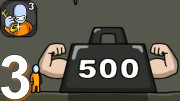 One Level 3: Stickman Jailbreak - Gameplay Walkthrough Part 3 Levels 26-36 (Android,iOS)