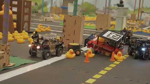 Development of an Ackerman Steering Duckietown autonomous vehicle
