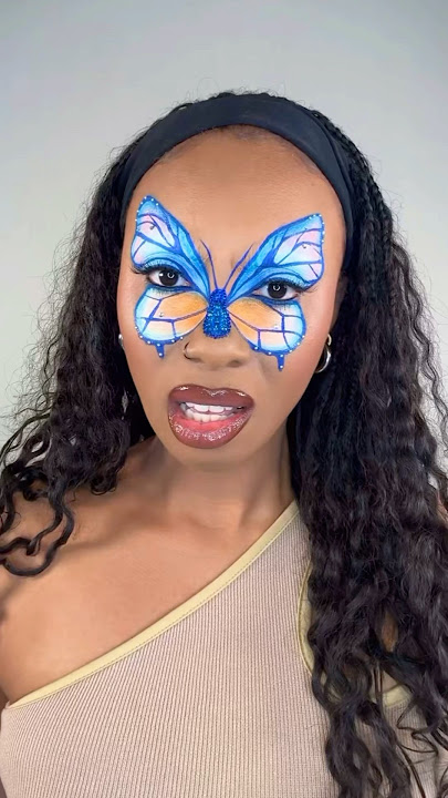 Everything is perfect 🦋✨ #CreativeMakeup #FaceArt #DeathBecomesHer #MakeupTransformation