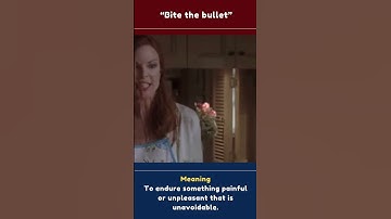 Thumbnail of Bite the Bullet 💪😣 #idioms #fluentenglish