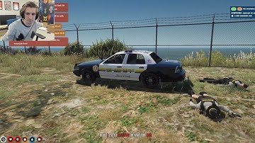 XQC reacts to Ramee popping off in Insane Shootout GTA V RP NOPIXEL 3.0 (clips)