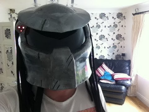 Wie einen billigen diy predator Motorradhelm machen
