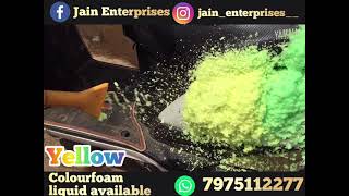 Air compressor gun washer high thick foam | Pneumatic Foam Gun | Colour Shampoo | BUBBLES AND WHEELS