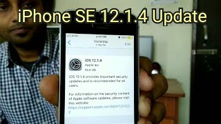 iPhone SE || 12.1.4 update