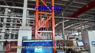 Top-Mounted Profile Vertical Storage ASRS System #asrs #storagesolutions #profile #pipe