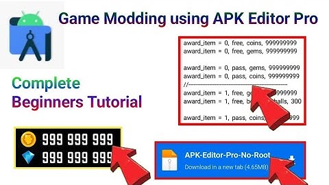 Modding Tutorial || Mod games using APK Editor Pro || No Root