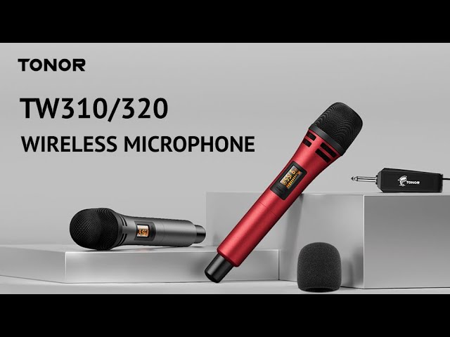 TONOR TW310/20 Wireless Dynamic Microphone for Karaoke, Singing