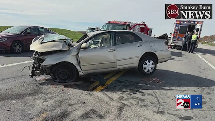 2 hurt in head-on rollover crash