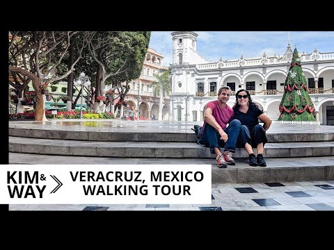 ベラクルスメキシコのウォーキングツアー