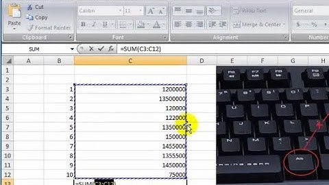 Cara cepat menjumlahkan di excel | Two Video