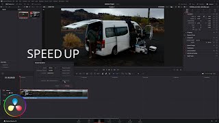 How to Speed up a Clip or slow down l Davinci Resolve 19
