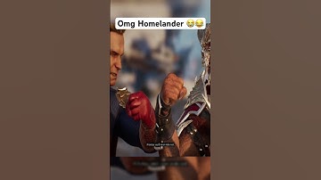 Mk1 Homelander and Shao Khan intro showdown #mortalkombat #gaming #homelander #mk1 #generalshao