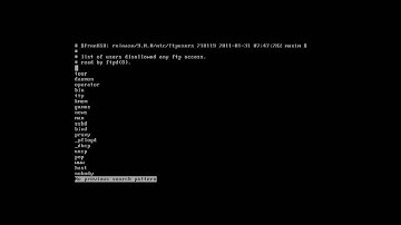 How to Disallow User Account Access to FTPd in FreeBSD by Nicholas Lee Fagan