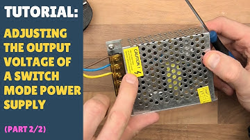 TUTORIAL: How to Adjust Output Voltage Switch Mode Power Supply! 5v to 4.2v - Lithium! Part 2/2