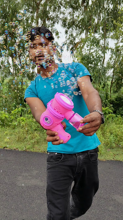 Biggest Bubble gun unboxing & Testing #bubble #shorts