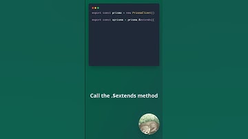 Prisma 4.7 Introduces Client Extensions!