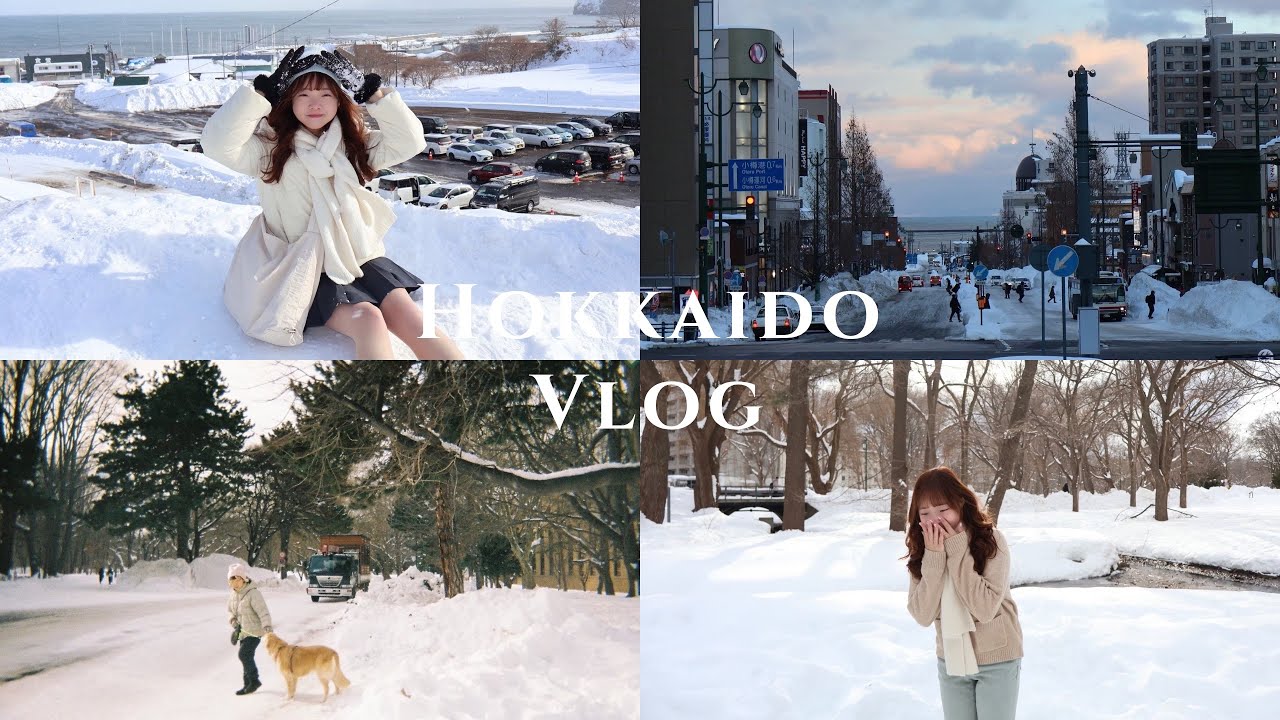 【VLOG】Hokkaido｜第一個在北海道看雪的冬天 ❄️｜差點趕不上飛機、札幌夜芭菲、好好吃成吉思汗烤肉、小樽一日遊、北海道大學