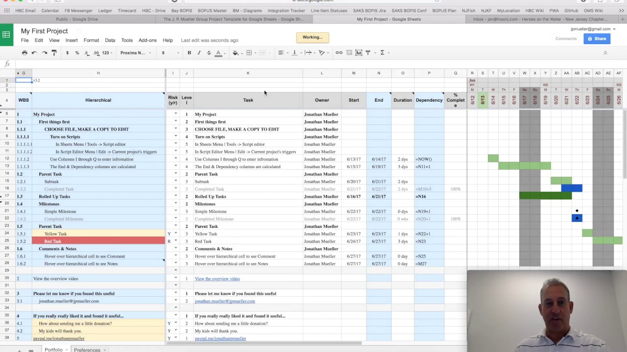 Google Docs Project Plan Template