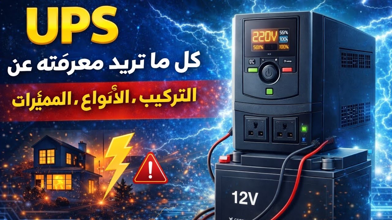 UPS | كل ما تريد معرفته عن التركيب، الأنواع، المميزات والعيوب