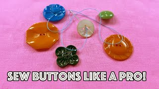 How To Sew On A Button By Hand Like A Pro!