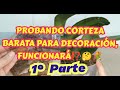 PROBANDO CORTEZA BARATA PARA DECORACIÓN COMO SUSTRATO, FUNCIONARÁ??💐🪴.      ¡¡¡  PRIMERA PARTE. !!!!