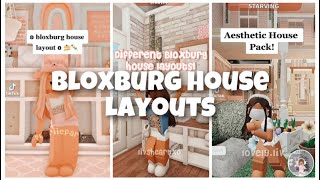 Aesthetic Bloxburg House Layout Tiktok Compilation | mara._.preppy | ✨🌷🏠