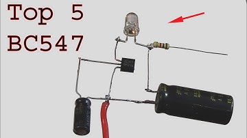 Top 5 BC547 Simple Diy Inventions, simple bc547 uses