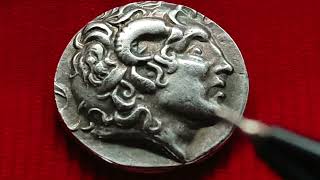 14,000.000.MILLION COINS 2,300 YEARS  OLD SILVER ALEXANDER THE GREAT COINS 305 BC.281 BC