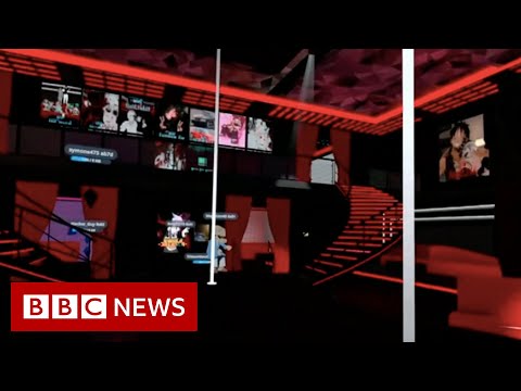 Metaverse app allows kids into virtual strip clubs - BBC News