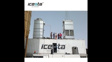 Flake ice Machine Quality 10 Ton Industrial Containerized from ICESTA