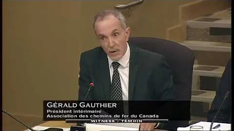 Grald Gauthier appears before Senate on Bill C-46 ...