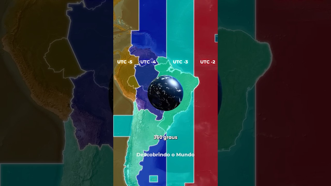 Os 4 Fusos Horários do Brasil