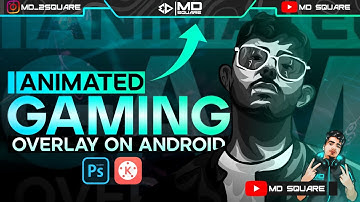 How to make gaming animated overlay like Carry minati on Android // PSCC X KINEMASTER TUTORIAL !!