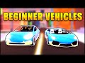 Top 5 Vehicles For Beginners | Roblox Jailbreak