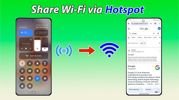 How to share wifi from mobile to mobile