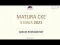 Matura MAJ 2021 matematyka arkusz PODSTAWOWY - rozwiązania krok po kroku