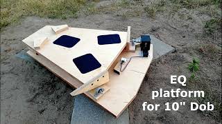 DIY equatorial platform test