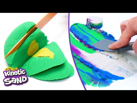 Super Satisfying and Colorful 10 Minute Kinetic Sand Compilation