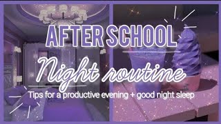 After school routine + Night Routine | Productive routine idea ♡