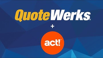 Create New Companies and Contacts in Act! for Web | QuoteWerks