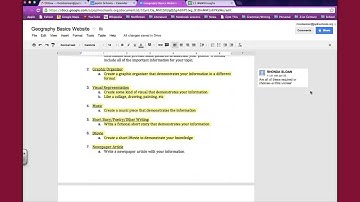 Using Comment/Revision History in Google Drive