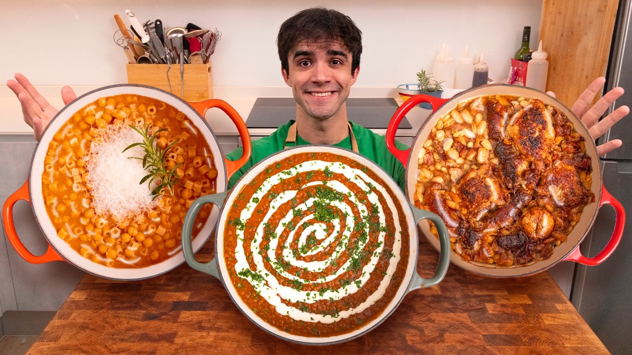 Tres recetas que harán que te gusten las legumbres