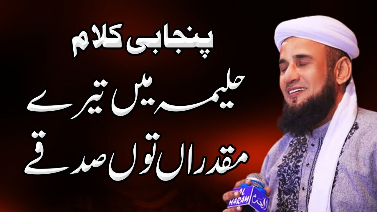 Punjabi Kalam: Halima Me Tere Muqadra Tu Sadqe | Shabbir Niazi Tahiri ...