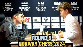 CRAZY OPENING PREPARATION vs. GOD OF ENDGAME | NORWAY CHESS 2024  ROUND 9 | Alireza vs. Magnus