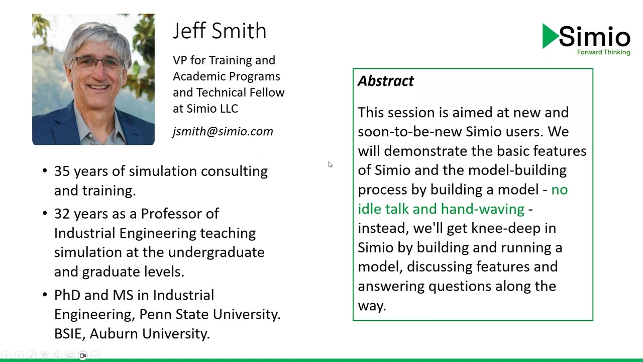 Fundamentals of Simio - Basic Features and How to Use Simio for New Users