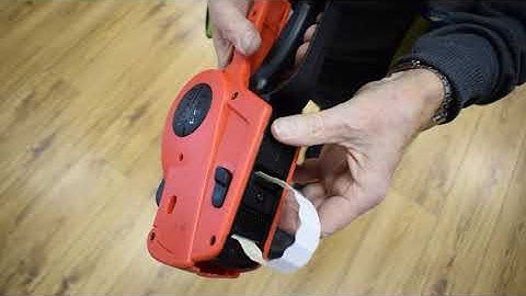 How to load a Meto Tovel pricing gun