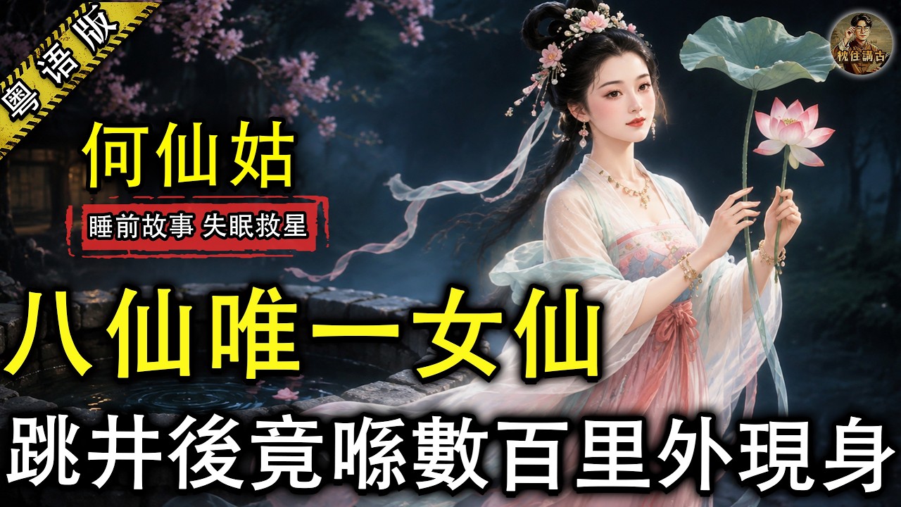 何仙姑拒婚跳井,井中遍尋不見人,只留一隻繡花鞋,幾百里外竟再次現身【枕住講古】粵語歷史故事 睡前故事 安神助眠 縮圖