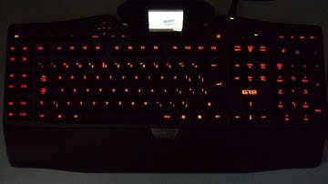 Logitech g19 colors and teamspeak 3