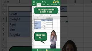 ❌️Dont calculate % like this in Excel excel shorts